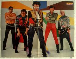 Musik Poster :  Adam And The Ants  -  Rückseitig Kim Carnes  -  Ca. 1982 Aus Der Bravo - Affiches & Posters