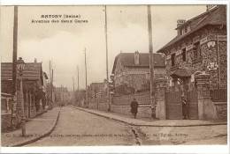 Carte Postale Ancienne Antony - Avenue Des Deux Gares - Antony