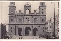 España Tarjeta Postal Las Palmas Catedral Foto Baena 1930 Vintage RPPC Original Photo Postcard Cpa Ak (W3_889 - La Palma