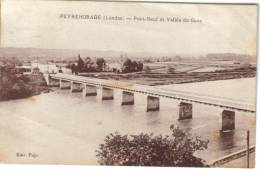 CPSM PEYREHORADE (Landes) - Pont Neuf Et Vallée Du Gave - Peyrehorade