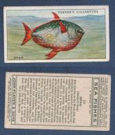 CHROMO PLAYER´S CIGARETTES - SEA FISHES - OPAH - LAMPRIS LUNA - POISSON LUNE - Player's