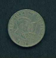 PHILIPPINES  -  1998  1 Peso  Circulated As Scan - Philippinen