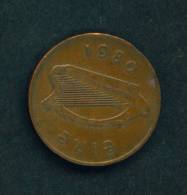 IRELAND  -  1980  2 Pence  Circulated As Scan - Ierland