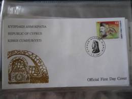 Cyprus 1997 20 Years Since The Death Of Archibishop Makarios FDC - Lettres & Documents