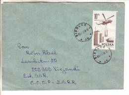GOOD POLAND Postal Cover To ESTONIA 1985 - Good Stamped: Helicopter - Storia Postale