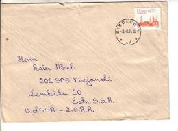 GOOD POLAND Postal Cover To ESTONIA 1984 - Good Stamped: Legnica - Covers & Documents