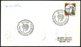 OLYMPIC / ATHLETICS - ITALIA IMOLA (BO) 1992 - VERSO LA XXV OLIMPIADE BARCELLONA 1992 - CARD VIAGGIATA - Sommer 1992: Barcelone