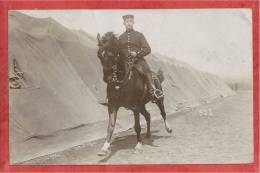 68 - NEUBREISACH - NEUF BRISACH - Carte Photo Militaire Allemande - Soldat Allemand - Cheval - Neuf Brisach