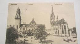 AK Duisburg Rathaus Und Salvatorkirche Feldpost Vom 7.7.14 -mit Stempel: WANNE - Duisburg