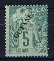 Guyane: Yv 19  MH/* , Maury Cat Value € 55 - Unused Stamps