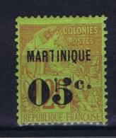Martinique : Yv 11, MH/*  , Maury Cat Value € 35 - Neufs
