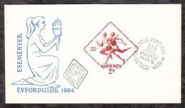 Hungary 1964 Sport Hungarian-Swedish Athletic Meet  FDC - FDC