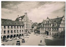 AK Memmingen Allgäu, Bayern, Rathaus 1965 Deutschland Autos Cars Oldtimer - Memmingen