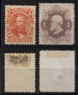 Brasilien Brazil Mi# 23-24 (*) Dom Pedro 1866 - Neufs