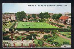 RB 906 - Early Postcard - Bowling Greens Waterloo Gardens Bognor Regis - Susses - Sport Theme - Bognor Regis