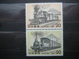 Trains Locomotives # Japan 1975 MNH #Mi. 1257/8 - Ungebraucht