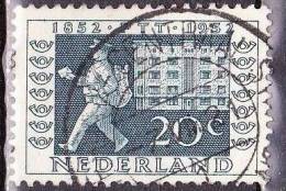 1952 Jubileumzegels 100 Jaar Rijkstelegraaf 20 Cent Blauw NVPH 591 - Gebraucht