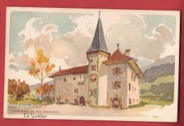 C0228 Litho Château De Rougemont,Chocolats Peter Kohler Sauberlin Pfeiffer. Non Circulé - Rougemont