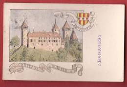 C0232 Litho Château De Estavayer,Atar 302. Circulé En 1918 - Estavayer