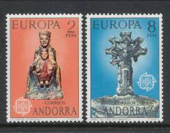 Andorra 1974, Spanish Post, Edifil # 89-90, MNH ** - 1974