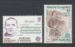 Europa CEPT 1985, Andorra Spanish Post, Edifil # 184-185, MNH ** - 1985