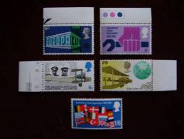 GB 1969 ANNIVERSARIES  Issue 2nd.April MNH Full Set Five Stamps To 1s9d.. - Unused Stamps