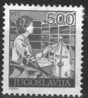 1988 Jugoslavia La Posta C/ Valore Modificato  Usato - Oblitérés