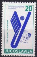 1987 Jugoslavia Beneficenza Pro Universiade '87 Usato - Usados
