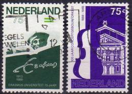 1988 Olanda Erasmus University Di Rotterdam E Concertbouw Orchestra Di Amsterdam - Used Stamps