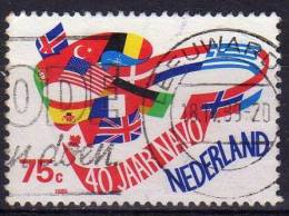 1989 Olanda 40° Ann. Della NATO - Used Stamps