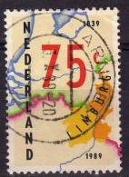 1989 Olanda Trattato Di Londra Divisione Provincia Del Limburg - Used Stamps