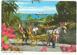 Traditional Surrey, Nassau, Bahamas, 1973 Used Postcard [12767] - Bahamas