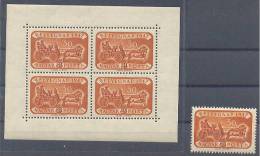 Hungary Day Of Stamp Block Of Four Mi#999 1947 MNH ** - Neufs