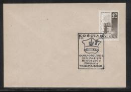 POLAND 1972 SCARCE SEMINARIUM GREATER POLAND UPRISING HISTORIANS COMM CANCEL ON COVER WW1 POSNANIAN WAR ARMY CAP SOLDIER - WO1