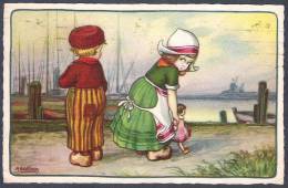 A. BERTIGLIA - ENFANTS - POUPEE - PORT - - Bertiglia, A.