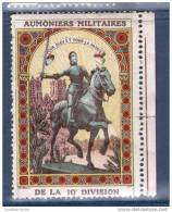 VIGNETTE : AUMONIERS MILITAIRES DE LA 10e DIVISION - Vignettes Militaires