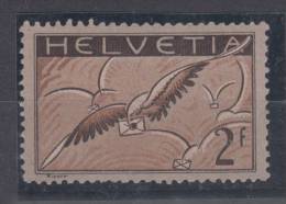 Switzerland Airplane Stamp 2F On Smooth Paper Mi#245x 1930 MNH ** - Ongebruikt