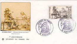 Journée Du Timbre 1983    Rembrandt - Lettres & Documents
