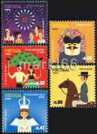 Portugal - 2012 - Popular Festivals, 2nd Issue - Mint Stamp Set - Unused Stamps