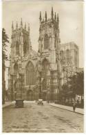 UK, West Front, York Minster, 1910s-20s Unused RP Postcard [12868] - York