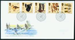 Großbritannien  1996  Schutz Der Wasservögel  (1 FDC  Kpl. )  Mi: 1615-19 (6,00 EUR) - 1991-2000 Dezimalausgaben