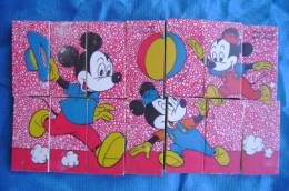 PFA/38 GIOCO PUZZLE GADGET WALT DISNEY TOPOLINO SUCI MUGGIO Anni ´60 - Disney