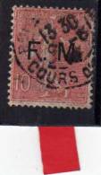 FRANCE FRANCHISE MILITAIRE N°4 Ob TB - Sellos De Franquicias Militares