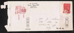 REPUBLIC Of CHINA     Scott # 1620  On Commercial Advertising Cover From TAIPEI To New Jersey (2/9/69) OS-50 - Storia Postale