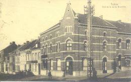 Tubize  : Coin De La Rue De Bruxelles 1921 - Hôtel Rogy - Animée - Tubeke