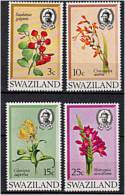 SWAZILAND 1968 - Fleurs Tropicales - Serie Neuve Sans Charniere (Yvert 184/87) - Swaziland (1968-...)