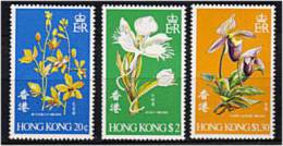 HONK KONG 1977 - Fleurs Orchidees - Serie Neuve Sans Charniere (Yvert 335/37) - Ungebraucht