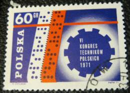 Poland 1971 6th Technicians Congress 60g - Used - Covers & Documents