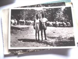 Africa Zimbabwe Rhodesia African Girls With Sheep - Simbabwe