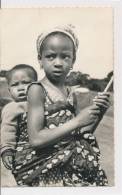 GUINEE, ETHNIC, FILETTE DE DALABA ET SON FRERE,  EX Cond. REAL PHOTO PC Unused 1960s - Guinea